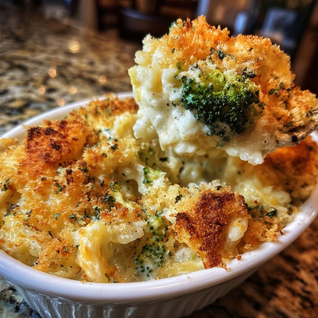 Sunday Baked Creamy Broccoli Rice