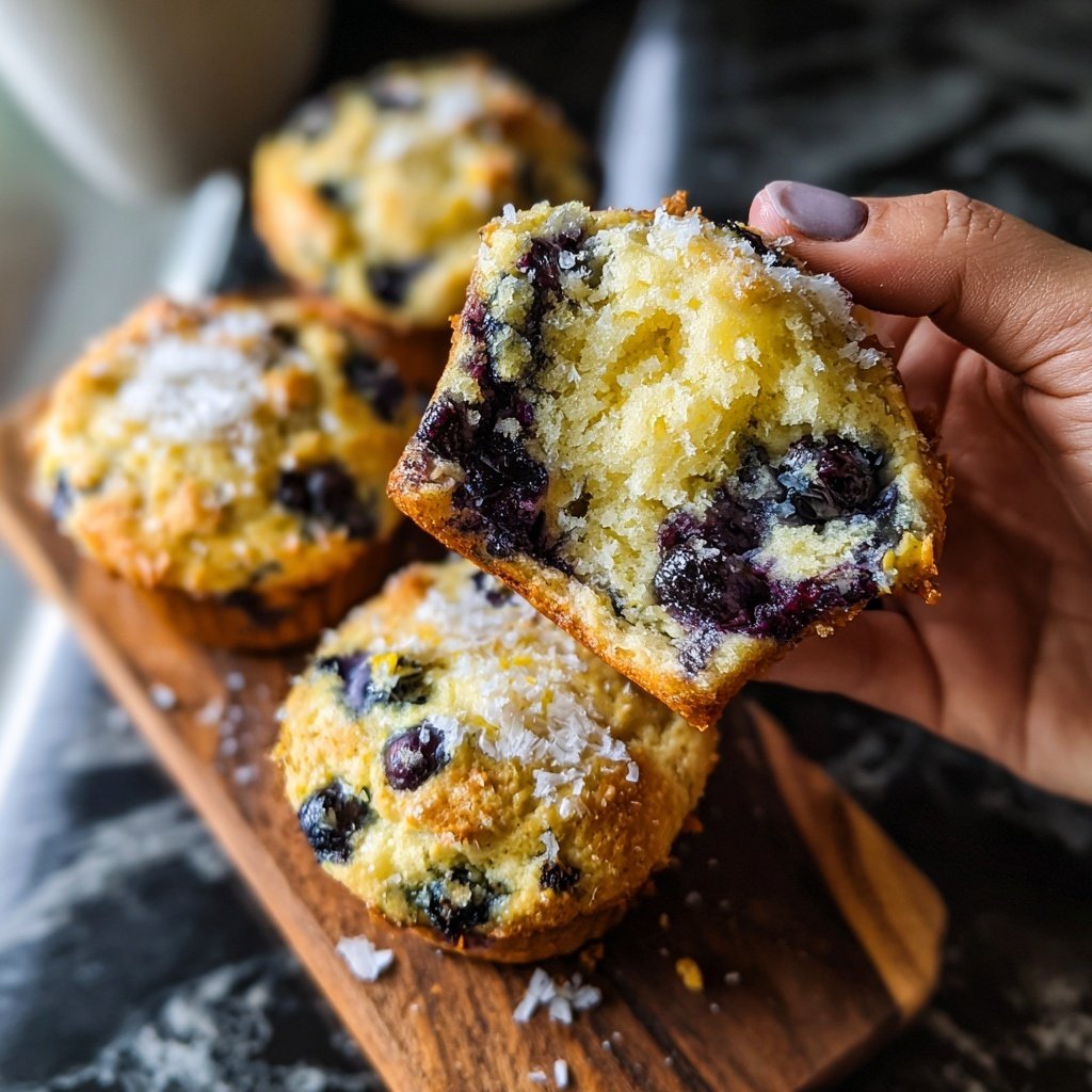 Blueberry Lemon Ricotta Muffins