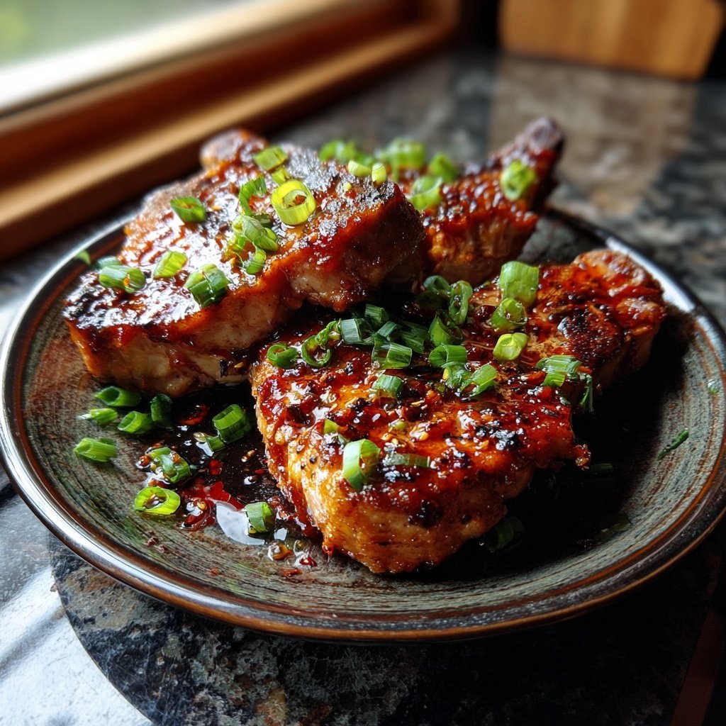 Honey Garlic Pork Chops