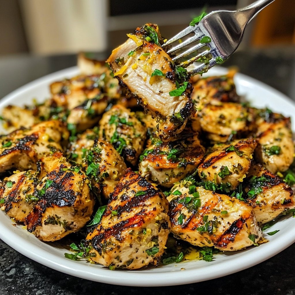 Grilled Lemon Herb Chicken Bowl