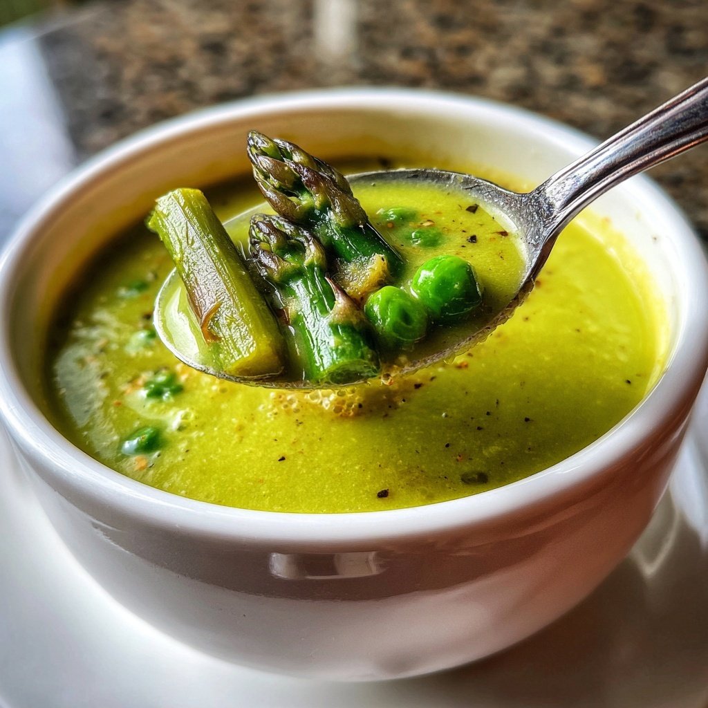 Spring Vegetable Soup With Lemon