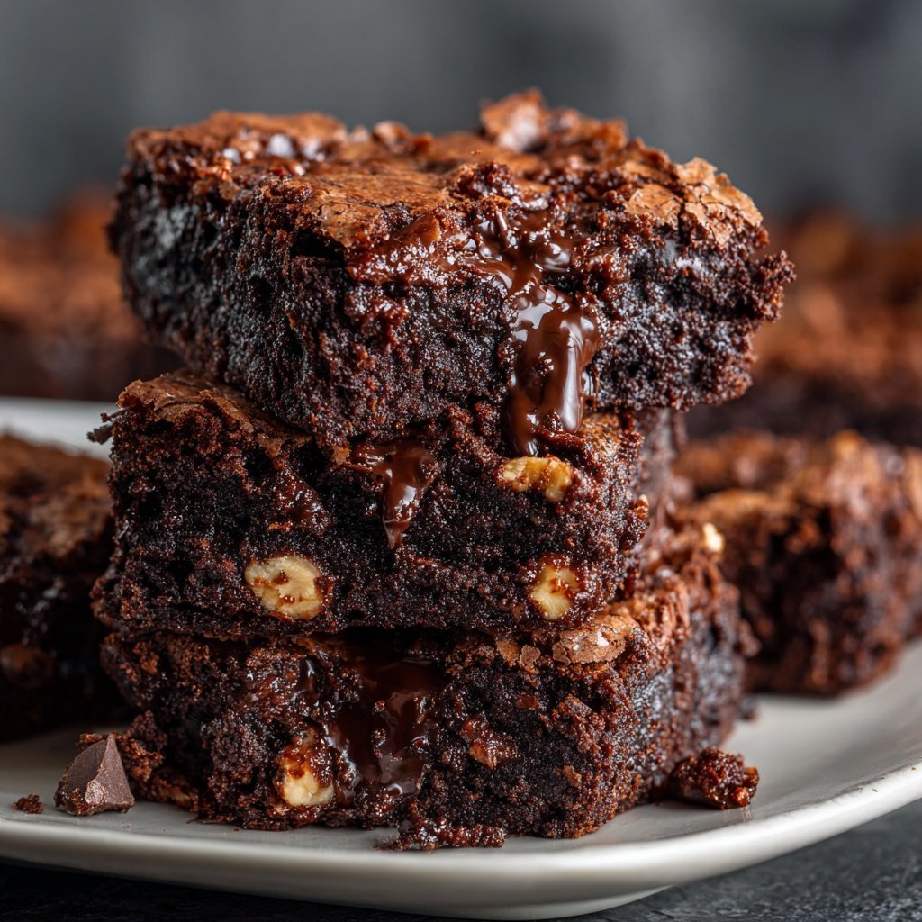 Chocolate Hazelnut Brownies