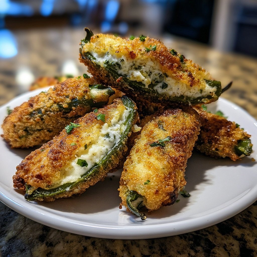 Jalapeno Poppers with Herb Cream Cheese